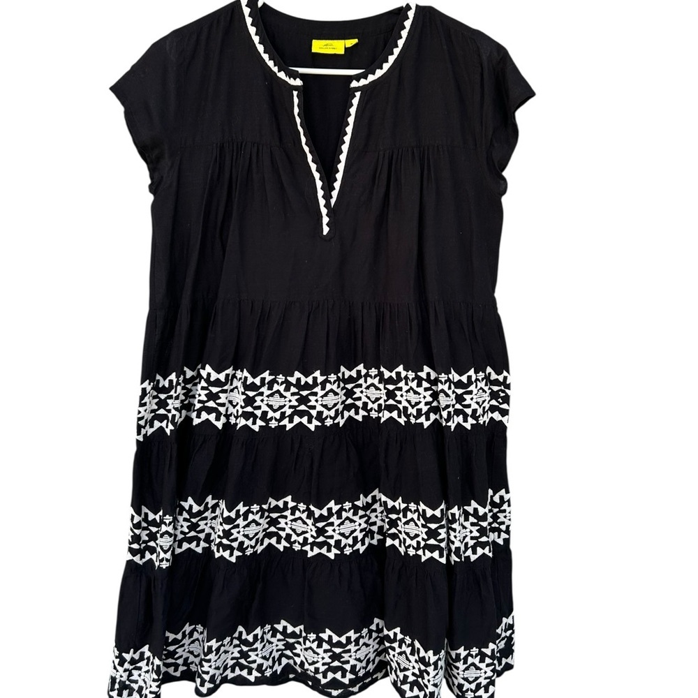 ROLLER RABBIT WOMEN'S ALEPH EMBROIDERED PAMELA DRESS - 100% Cotton - Size Medium - Picture 8 of 10